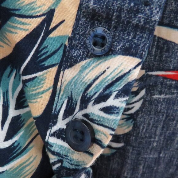 Molokai Surf Co.* Men's Short Sleeve Button Down Curved Hem Pocket Shirt~ XXL‎ - Picture 6 of 13